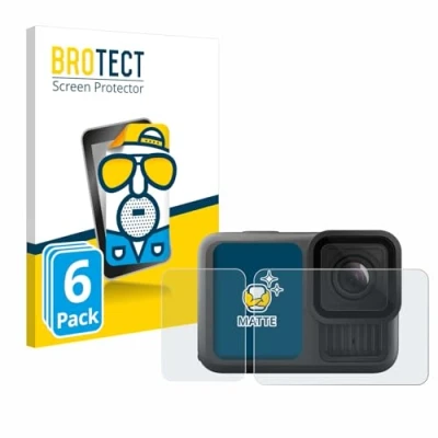 Afbeelding van BROTECT Screenprotector voor GoPro Hero 13 Black Creator Edition Folie Beschermfolie matte (6 Stuks)
