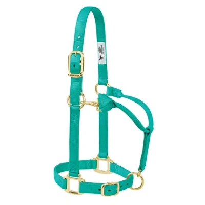 Afbeelding van Weaver Leather Originele Verstelbare Nylon Horse Halter, Jaarling, Smaragd Groen