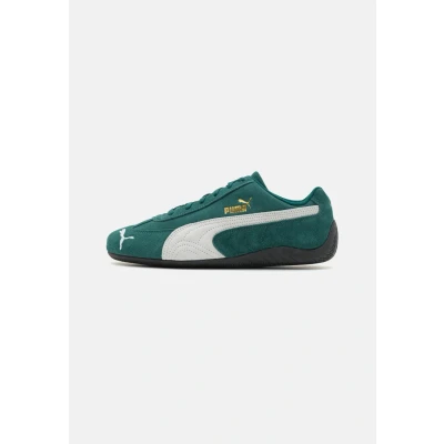 Afbeelding van Puma Speedcat OG Unisex Sneakers laag, Maat: 36, Dark myrtle/white Veloursleer