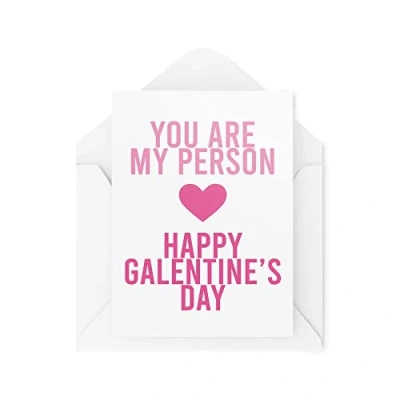 Afbeelding van Galentine&#039;s Day Cards You Are My Person Valentines Best Friend Bestie Card Support Girly CBH1594