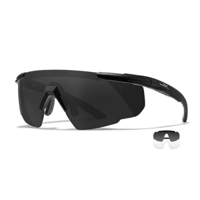 Afbeelding van Wiley X Saber Advanced, uniseks zonnebril, rookgrijs + transparant, maat