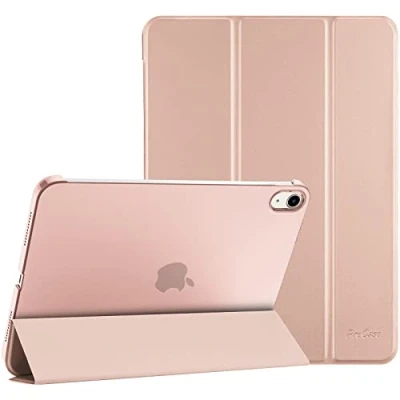 Afbeelding van ProCase hoes voor 2022 10,9 inch iPad 10e generatie 10 Case model A2696 A2757, licht dunne harde beschermhoes Smart Folio Cover compatibel met roségoud