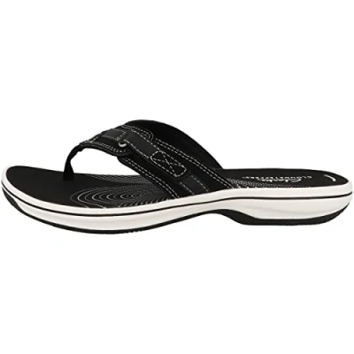 Afbeelding van Clarks Brinkley Sea Slippers voor dames, Zwart, 41 EU
