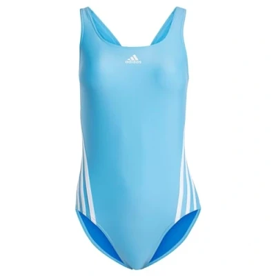 Afbeelding van adidas Sportswear 3STRIPES Badpak Blue burst green spark, Dames, Maat: 32, spark