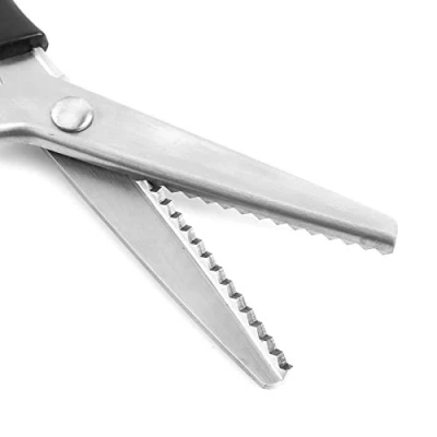 Afbeelding van Kartelschaar Kleermakerij Schaar stof Decoratieve driehoekige randschaar voor naaien Craft 3 5 7 mm(5mm)