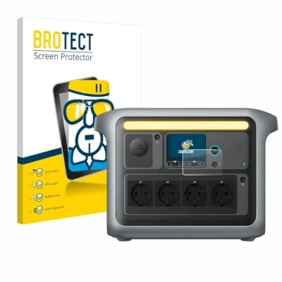 Afbeelding van BROTECT Screenprotector voor Anker SOLIX C1000X Folie Beschermfolie Beschermglas transparant