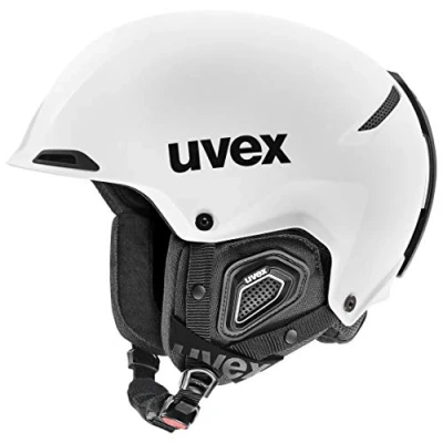 Afbeelding van uvex Jakk+ IAS skihelm voor dames en heren individueel passysteem geoptimaliseerde ventilatie white matt 59 62 cm