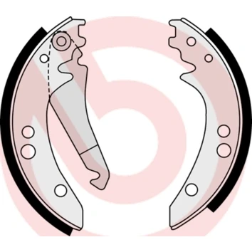 Afbeelding van Brembo Remschoen set S 50 514