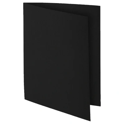Afbeelding van Exacompta ref. 217118E Set van 10 felgekleurde dossiermappen ROCK&#039;&#039;S 210 g/m2 in PEFC™ gecertificeerde mappen Afmetingen: 24 x 32 cm Formaat A4 kleur zwart