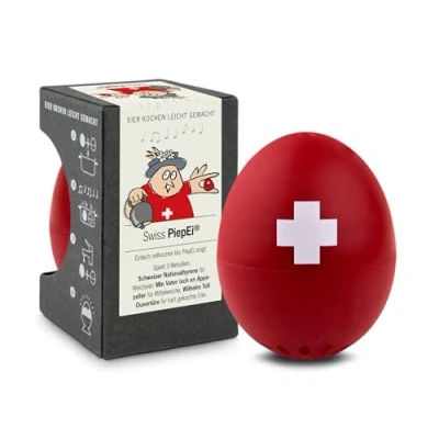 Afbeelding van Brainstream PiepEi Swiss, A000226 Eierwekker om mee te koken, speelt 3 melodieën voor hardheidsgraden,