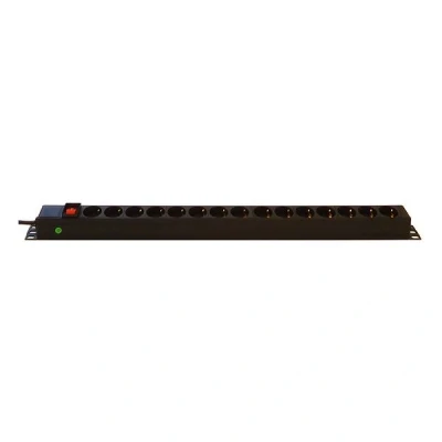 Afbeelding van DSIT 19 inch 15 voudige stekkerdoos geschikt voor serverkast patchkast en flightcase