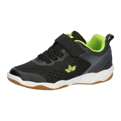 Afbeelding van Lico Key VS, indoor sportschoenen, zwart/antraciet/citroen, 37 EU, Zwart Antraciet Citroen, EU