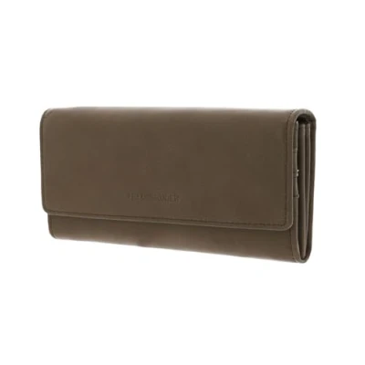 Afbeelding van FREDsBRUDER Leren Portemonnee Jola Wallet Flappy Leaf Groene