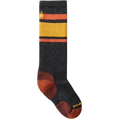 Afbeelding van Sok Smartwool Kids Wintersport Full Cushion Stripe OTC Socks Charcoal M