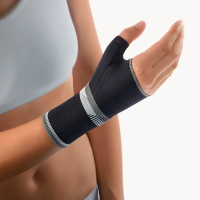 Afbeelding van BORT Sellaflex Duimbrace Elastische Duimbandage Flexibele Polsbandage voor Duim Stabilisatie Duimsteun Rhizartrose CMC gewricht Maat: M Kleur: Beige
