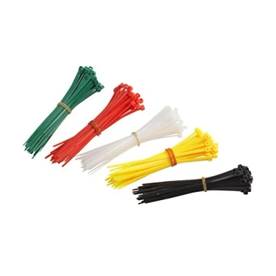 Afbeelding van Meister Kabelbinders praktische set 200 stuks diverse kleuren 100 x 2,4 mm stevig nylon vormvast duurzaam &amp; robuust/kabelbinderset voor bundelartikelen/kabelverbinders / 1747040