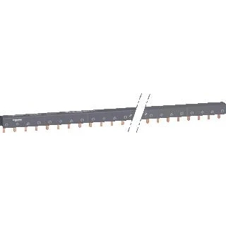 Afbeelding van Schneider electric kamrail afsnijdbaar 4 polig 57 modules faschneider 72mm 100a a9xph457