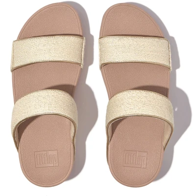 Afbeelding van FitFlop Lulu Shimmerweave Slides Maat 38