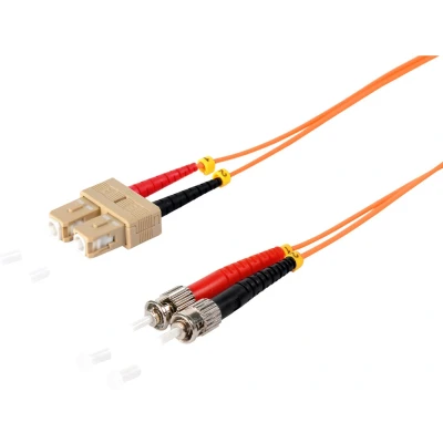 Afbeelding van S/CONN 77912 InfiniBand en Glasvezelkabel 2 m SC ST Oranje
