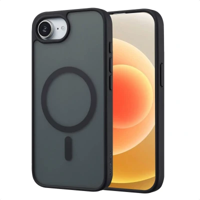 Afbeelding van Apple iPhone 16e MagSafe Hoesje Kunststof imoshion Hardcase/Backcover Zwart Telefoonhoesje