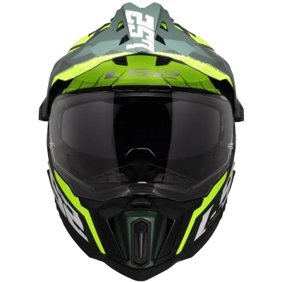 Afbeelding van LS2 MX701 Explorer Adventure helm Spire groen geel