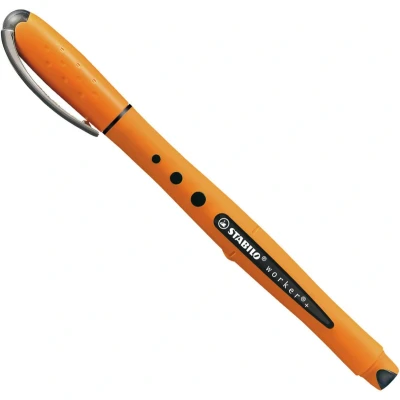 Afbeelding van STABILO Worker Rollerball Fine 0,3 mm Rood per stuk
