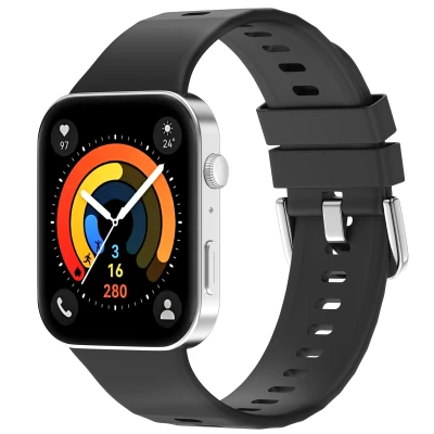 Afbeelding van Siliconen bandje voor de Huawei Watch Fit 3 Zwart imoshion En TPU (zacht)