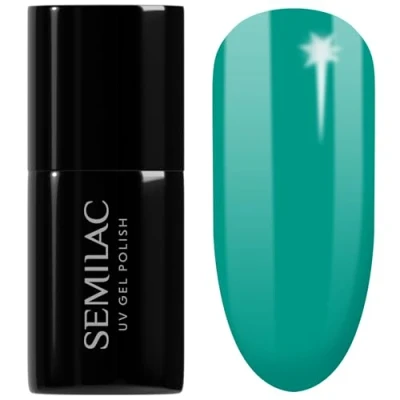 Afbeelding van Semilac UV nagellak Hybrid 448 Azure Green 7 ml collectie Neonz
