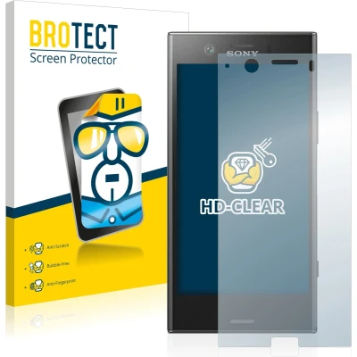 Afbeelding van BROTECT Screenprotector voor Sony Xperia XZ1 Compact Folie Beschermfolie transparant (2 Stuks)
