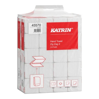 Afbeelding van Handdoek Katrin Z vouw 2 laags 23x23cm 20x200st 45570