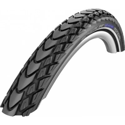 Afbeelding van Schwalbe Vouwband Marathon Mondial Evo/DD 28 x 1.75&quot;/ 47 622mm zwart met reflectie