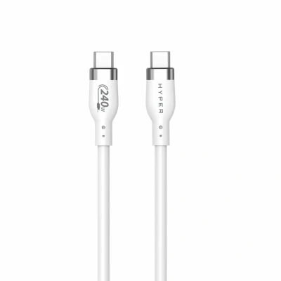 Afbeelding van HYPER HJ4002WHGL USB kabel 2 m 2.0 C Wit