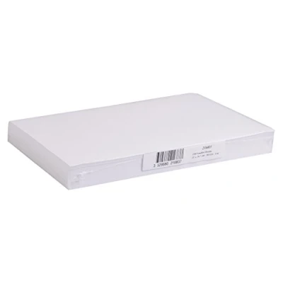 Afbeelding van Clairefontaine Ref 93734C Witkorrelig tekenpapier (Pack 10 Sheets) 75 x 110cm formaat, 224gsm papier, wit en korrelig tekenpapier, zuurvrij, pH neutraal