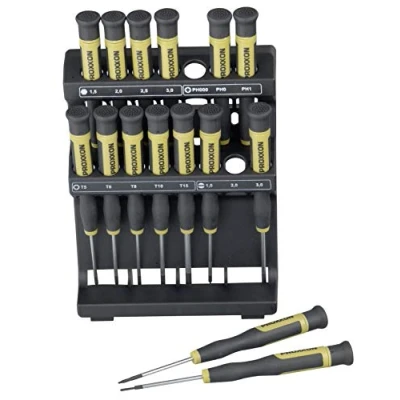 Afbeelding van Proxxon Micromot MICRO Schroevendraaierset Elektronica en fijnmechanica 15 delig Plat, Kruiskop Phillips, Binnen zesron