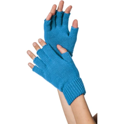 Afbeelding van Vingerloze Handschoenen Turquoise Carnaval One Size Unisex Een Paar