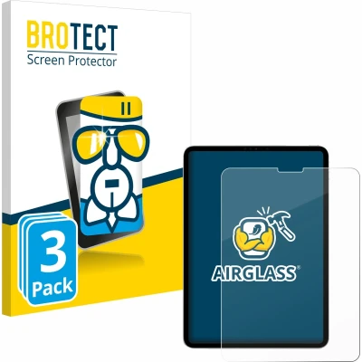 Afbeelding van BROTECT Screenprotector voor Apple iPad Pro 11&quot; 2022 (4. Gen.) Folie Beschermfolie Beschermglas transparant (3 Stuks)