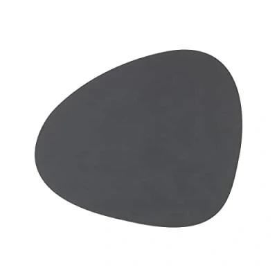 Afbeelding van LIND DNA Placemat Nupo Leer Anthracite 44 x 37 cm