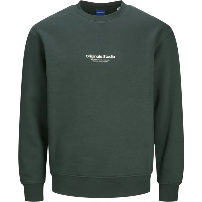Afbeelding van Jack &amp; Jones Jorvesterbro CREW NECK Sweater, Heren, Maat: 6XL, Forest river