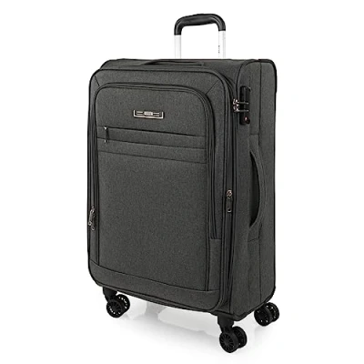 Afbeelding van JASLEN Reiskoffer en Koffer Collectie: Suitcase Large, Medium Outlet, Handbagage Koffer, 70 cm 101160, Antraciet