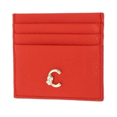Afbeelding van COCCINELLE Leren Kaarthouder C Me Credit Card Holder Gazpacho Oranje