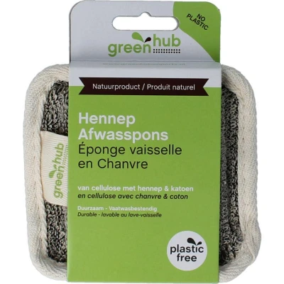 Afbeelding van Greenhub Hennep Afwasspons 1ST