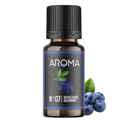 Afbeelding van myAROMA, nr. 07 (blauwe bosbes, 10 ml), zuiver natuurlijk aroma, smaakdruppels voor water en cocktails, levensmiddelaroma koken bakken, suikervrij