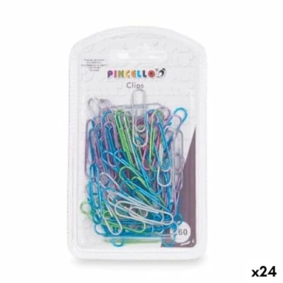 Afbeelding van Clip Medium Multicolour Metaal (24 Stuks)