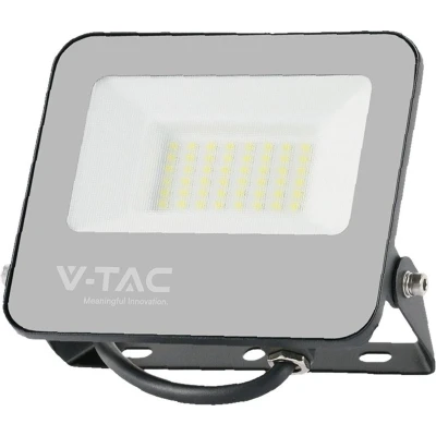Afbeelding van V TAC VT 44031 LED Schijnwerpers 160lm Slimline Serie IP65 Zwarte behuizing 30 Watt 4800 Lumen 6500K 5