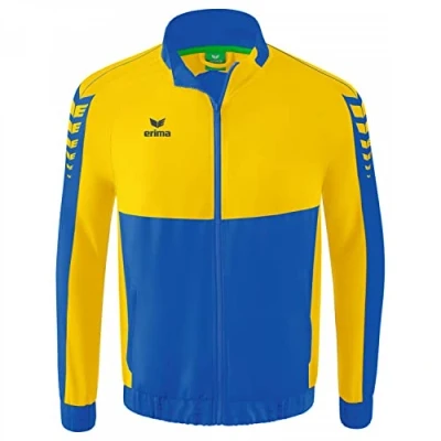Afbeelding van Erima uniseks kind Six Wings presentatie jack (1012206), new royal/geel, 140