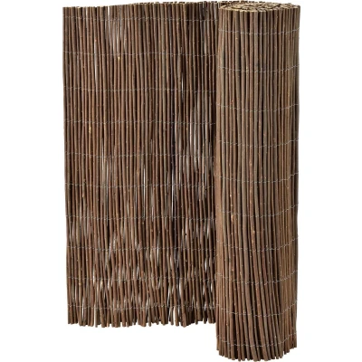 Afbeelding van Rieten hek tuinhek tuinscherm op rol 500x100 cm