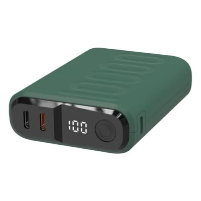 Afbeelding van RealPower PB 10000C PD+ 10000 mAh Donkergroen