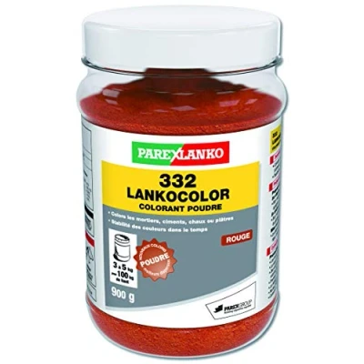 Afbeelding van Parexlanko, 332 LankoColor, poederverf voor mortel, cement, kalk of gips, rood, 900 g