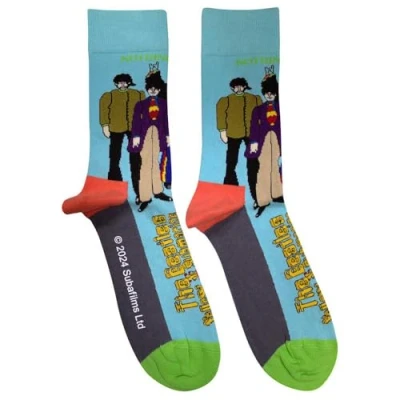 Afbeelding van The Beatles Sub &amp; Band Sokken Blauw