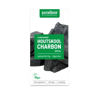 Afbeelding van Plantaardige houtskool (120 Capsules)